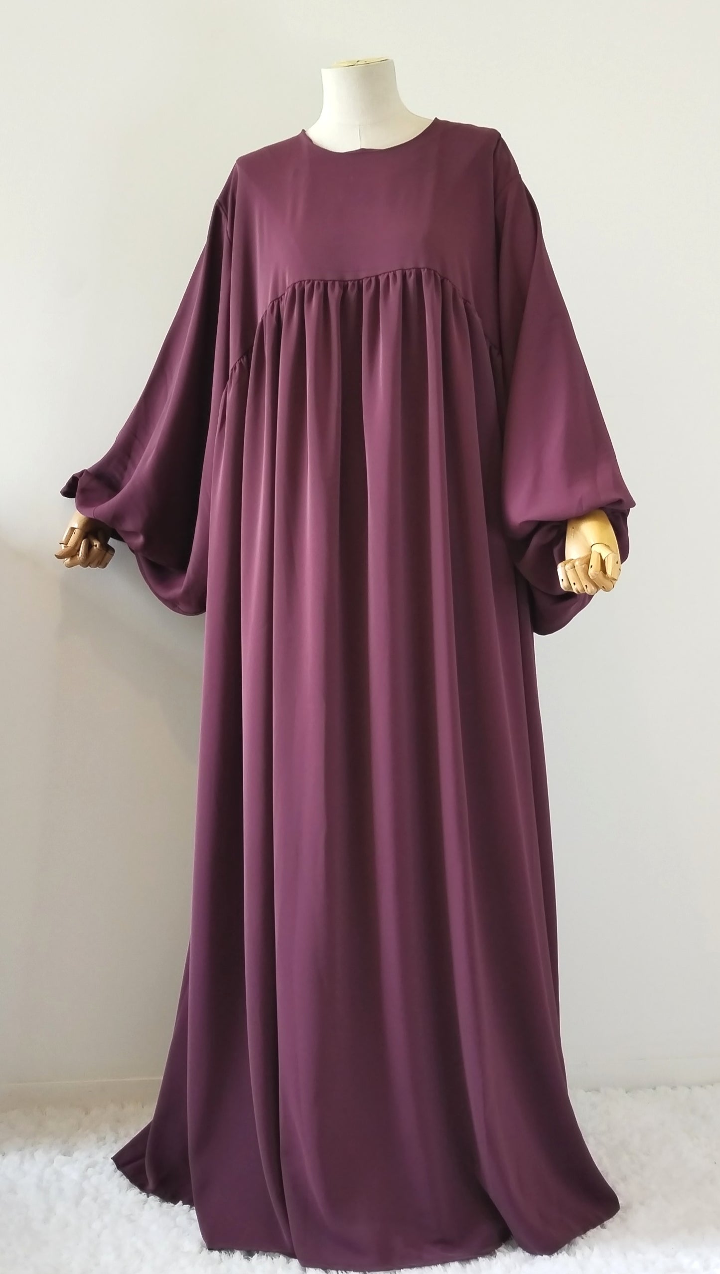 ABAYA MANCHES BOUFFANTES