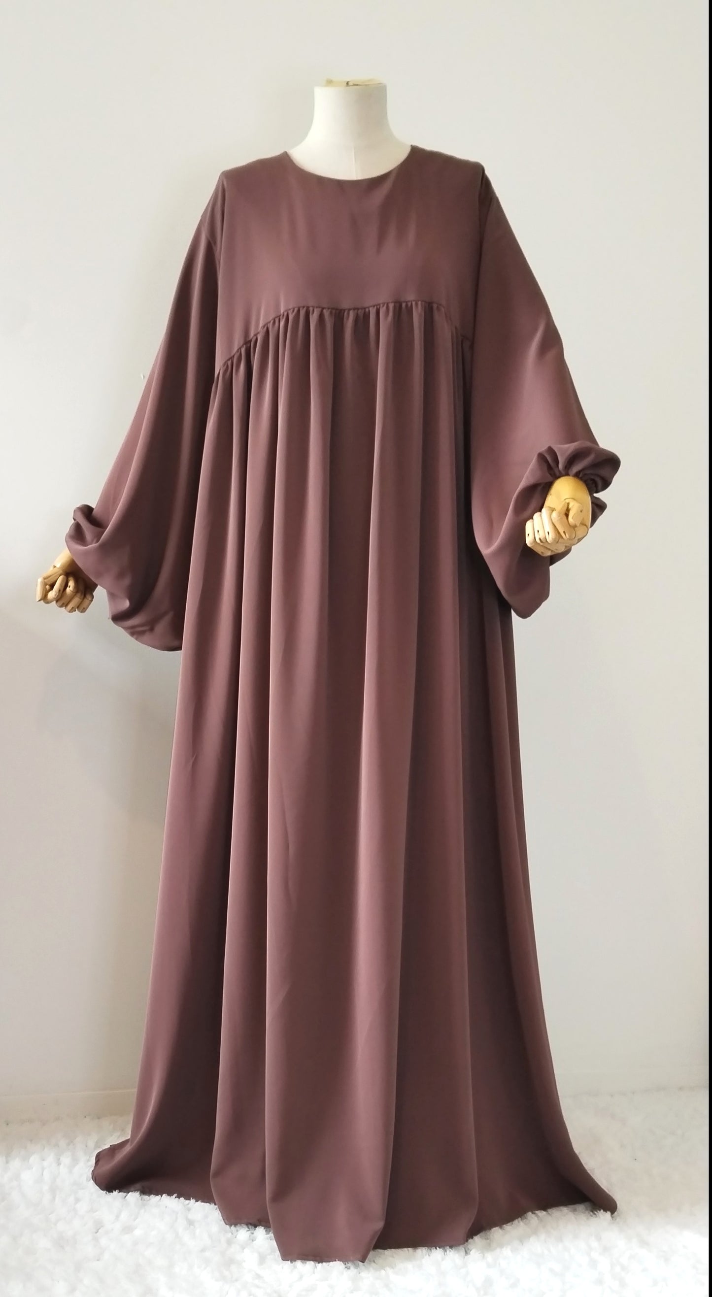 ABAYA MANCHES BOUFFANTES