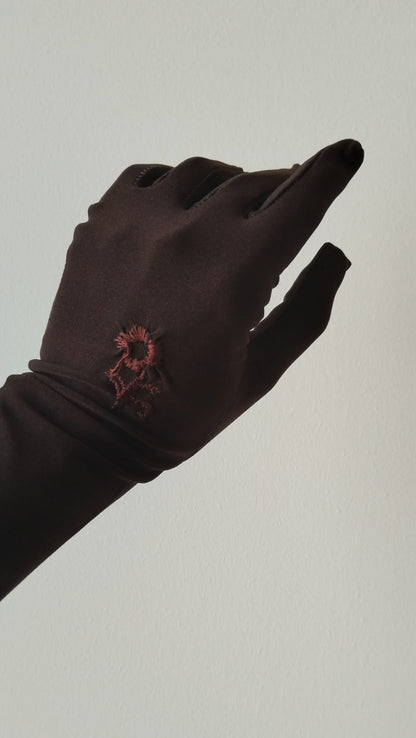 GANTS À FLEUR